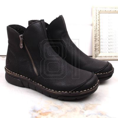 21. Bequeme isolierte Stiefeletten Rieker W RKR612 schwarz