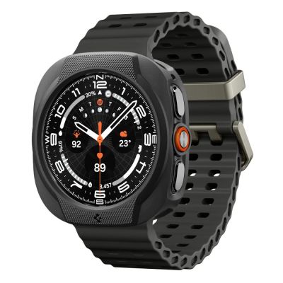 3. Spigen Liquid Air Hülle für Samsung Galaxy Watch Ultra 47 mm – Schwarz