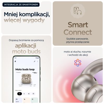 12. Motorola Moto Buds Loop – Französische Eiche