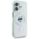 4. Karl Lagerfeld IML Metal Choupette Head MagSafe Hülle für iPhone 16 - Weiß