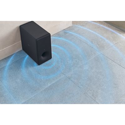 7. Sony SA-SW3 Kompakt-Subwoofer, Schwarz, Aktiv-Subwoofer, 200 W