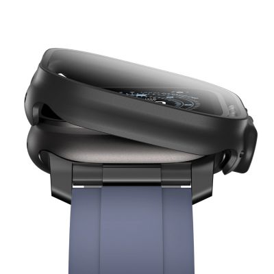 9. AmazingThing Radix Displayschutzfolie aus Glas mit Hülle für Apple Watch Ultra 3 49 mm – Schwarz
