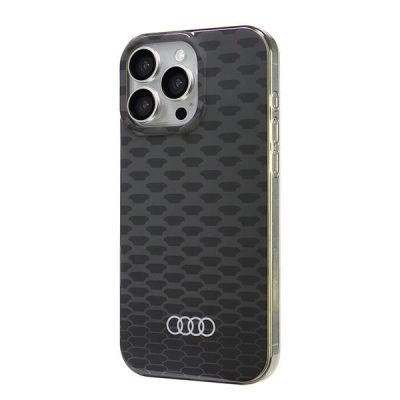 3. Audi IML Stitching Pattern MagSafe iPhone 16 Pro Max 6,9" schwarz/schwarz Hardcase AU-IMLMIP16PM-Q5/D3-BK