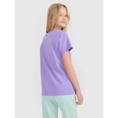 2. Mädchen-T-Shirt mit Aufdruck, regulär, Größe 4F 4FJWSS25TTSHF2176-51S