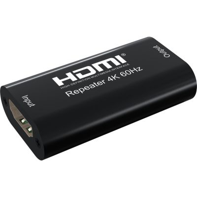 Techly IDATA HDMI2-RIP4KT AV Extender AV-Verstärker Schwarz