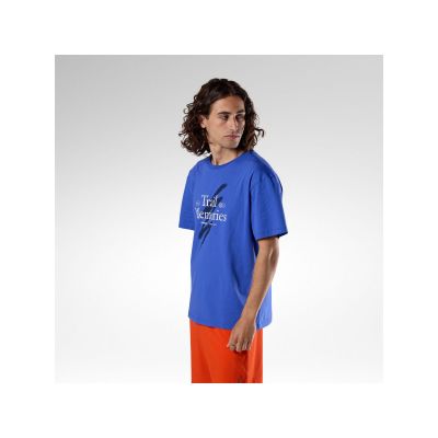 4. ROSSIGNOL M Grafik-Wasserfall-T-Shirt, blau, Herren-T-Shirt