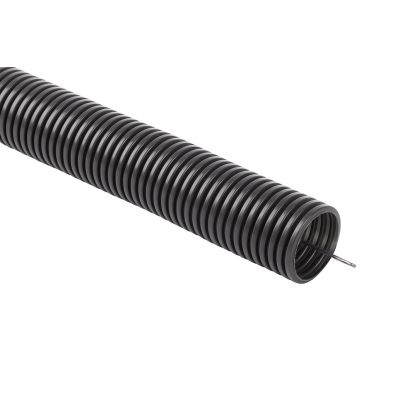 Flexibles Wellrohr für die Installation, PVC-Schutzschlauch, UV-beständig, 320 N mit Fernbedienung, 50/43 mm, 25 m