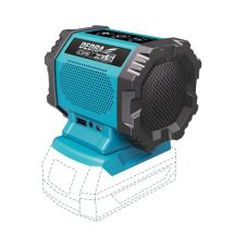Dedra DED7004 blauer Lautsprecher