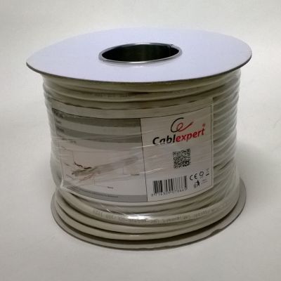 Netzwerkkabel GEMBIRD UPC-6004SE-SOL/100 (UTP; 100 m; Kat. 6; grau)