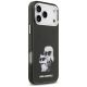 4. Karl Lagerfeld IML Aquarelle Karl & Choupette & Logo MagSafe Case für iPhone 17 Pro Max - Schwarz
