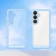 7. Outer Space Case Silikonhülle mit Gelrahmen für Samsung Galaxy S25 – blau