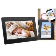 Denver PFF-1015B Digitaler Bilderrahmen, Schwarz, 25,6 cm (10,1") Touchscreen, WLAN