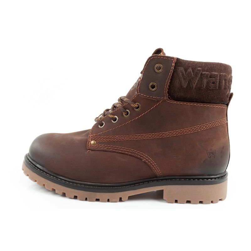 2. Wrangler Arch Herrenstiefel Chelsea Boots Elegantes Leder Dunkelbraun