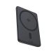 Baseus PicoGo AM31 Qi2 5000mAh 20W MagSafe-kompatible Powerbank mit Ständer (mit schwarzem, einfach ummanteltem USB-C-Kabel, 30 cm) – Schwarz
