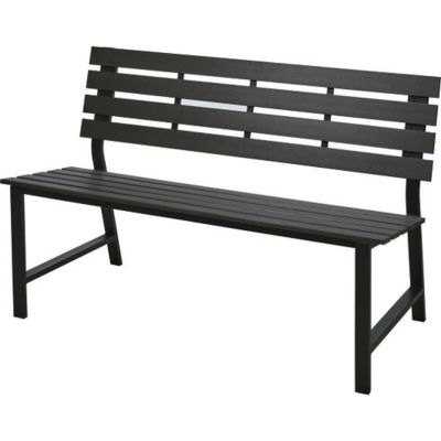 Gartenbank aus Stahl, 115 x 55 x 85 cm