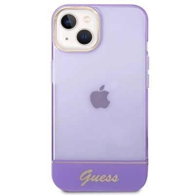 3. Guess GUHCP14MHGCOU iPhone 14 Plus 6,7 "violett / lila Hardcase Durchscheinend