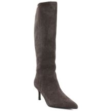 Damen-Lederstiefel mit hohem Absatz, gefüttert, braun, Big Star UU274497