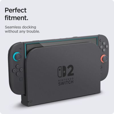 10. Spigen Glas.Tr „EZ FIT“ Panzerglas 2er-Pack für Nintendo Switch 2 - Transparent