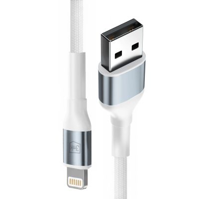 5. 3mk 3mk Cable 3mk Hyper Cable N-SERIE USB-A / Lightning 2m 5V/2,4A 12W / weiß