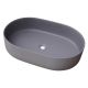 Waschbecken Trapani 600x380x125 Mattgrau