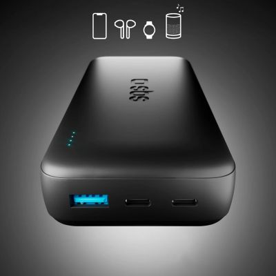 6. SBS Infinity Powerbank 20000mAh 10W LiFePo₄ USB-A USB-C - Schwarz