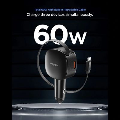 2. Spigen EV603BT 60W Autoladegerät – Schwarz