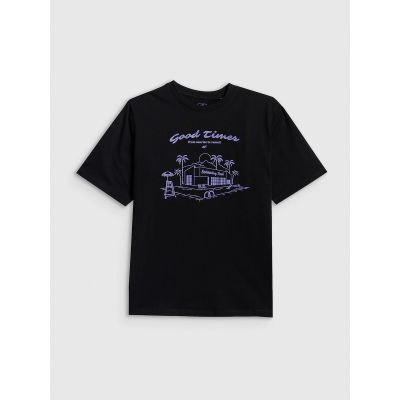 5. Baumwoll-T-Shirt für Jungen 4F 4FJRSS26TTSHM3907-20S