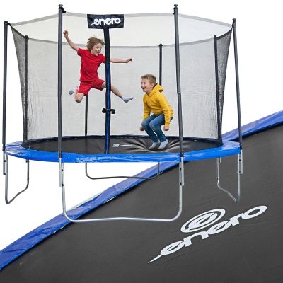 19. Faltbares Gartentrampolin mit Innennetz, 12 Fuß (366 cm), Enero