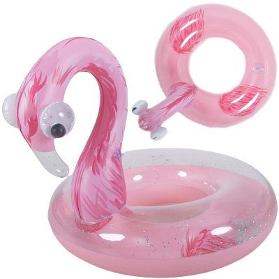 Schwimmring 76x76CM Flamingo Glitzer 35660