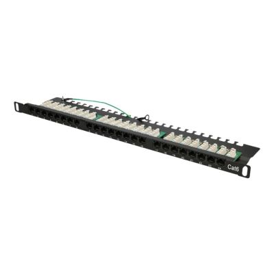 18. Patchpanel Extralink EX.9663 (0,5U; Kat. 6; 24xRJ-45)