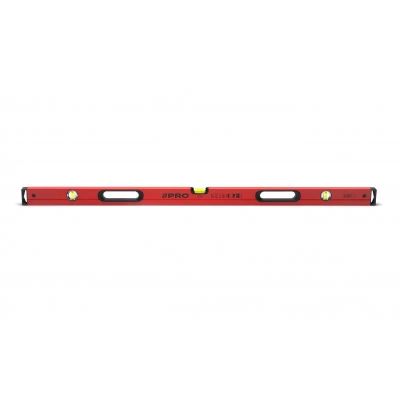 Lackierte Wasserwaage mit horizontaler und vertikaler Anzeige, Serie 800, 120 cm