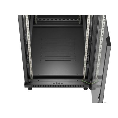11. LANBERG Standschrank 19" 27U 600x1000 Schwarz