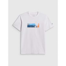 Herren-T-Shirt mit Aufdruck, regulär, Größe 4F 4FWSS26TTSHM3335-10S