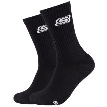 Skechers 2er-Pack gepolsterte Tennissocken SK41041-9999 Schwarz 35-38