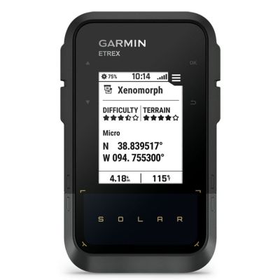 14. Garmin eTrex SE GPS Solar Schwarz/Grau + Garmin Herzfrequenzmesser Dual-Sensor