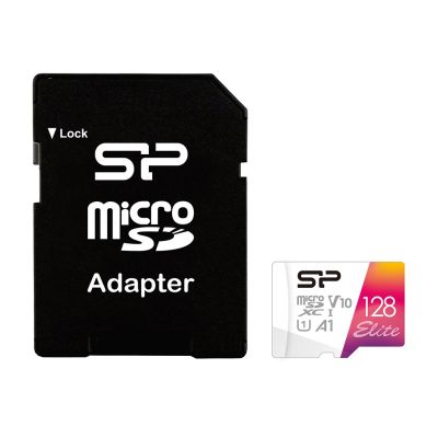 7. Silicon Power microSDXC Elite 128GB CL10 UHS-1/U1 A1