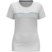 Damen-Kurzarmshirt ODLO F-Dry Ridgeline T-Shirt Crew Neck s/s, weiß