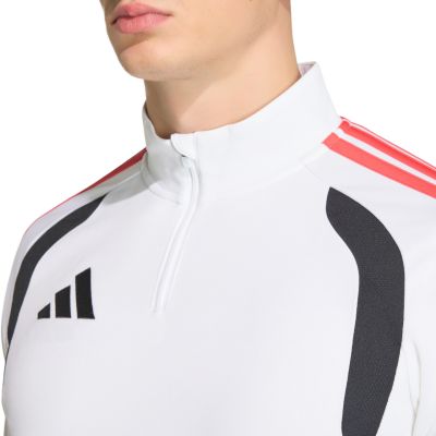 5. adidas Tiro 26 League Trainingsshirt für Herren, weiß, schwarz und rot, KR0371
