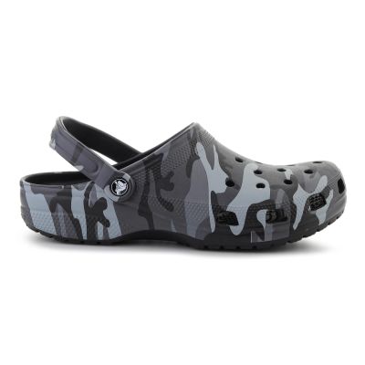 6. CROCS CLASSIC CAMOUFLAGE CLOG SCHWARZ/SCHIEFERGRAU 211936-0DD
