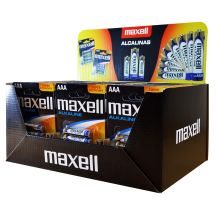MAXELL ALKALINE LR03 AAA 4er-Packung Display (30 Blisterpackungen/120 Batterien)