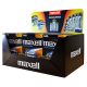 MAXELL ALKALINE LR03 AAA 4er-Packung Display (30 Blisterpackungen/120 Batterien)