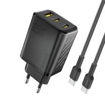 Dudao A29C 65W GaN Wandladegerät + USB-C Kabel - Schwarz