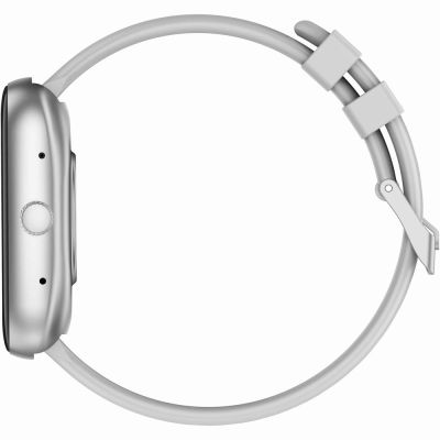 6. GRAVITY GT18-5 Damen-Smartwatch, schwarzes Silikonarmband + graues Armband