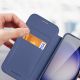 9. Dux Ducis Skin X Pro Hülle für Samsung S24+ mit Magnetring und Klappe – Blau