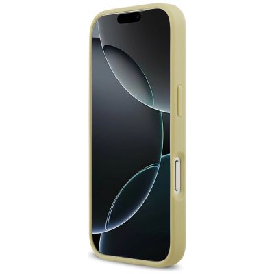 5. Guess Strass Dreieck Logo iPhone 17 Pro Hülle - Gold