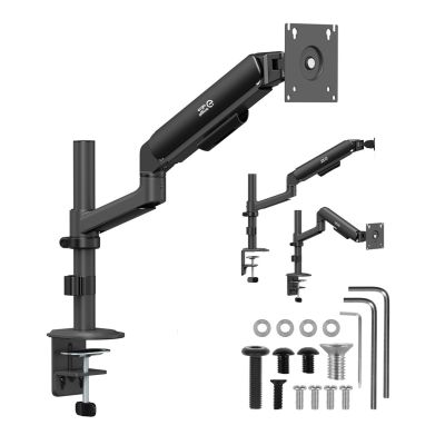 8. ERGO BÜROMONITORHALTERUNG / -AUFHÄNGER, 17"-32", 1-10 kg, MATTSCHWARZ, MAX. VESA 100X100 ER-691 B
