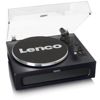 9. Lenco LS-430BK Plattenspieler mit Riemenantrieb, Schwarz