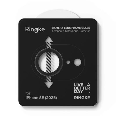 6. Ringke Kamerarahmenschutz 2er-Pack für iPhone 16e / 17e – Schwarz