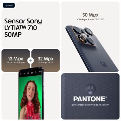 15. Motorola Moto Edge 70 Fusion 5G 8/256 GB Silhouette Smartphone