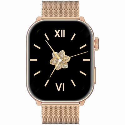 4. GRAVITY GT28-8 Damen-Smartwatch-Armband + Armband Roségold Marineblau